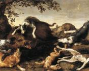 Wild Boar Hunt - 弗朗斯·斯奈德斯